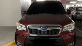 Subaru Forester 2016 Red with Turbo Plate number Ending in 3