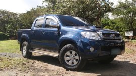 Blue Toyota Hilux 2008 for sale in Quezon