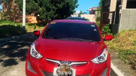 Red Hyundai Elantra 2015 for sale in Cavite