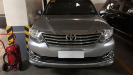 Selling Silver Toyota Fortuner 2015 in Makati
