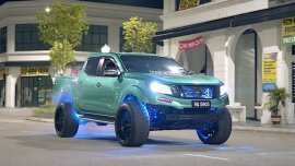 This modified Nissan Navara packs more than just monstrous look