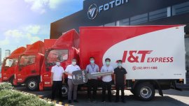 J&T Express has over 450 Foton trucks in its fleet