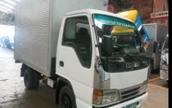 SELLING ISUZU ELF N SERIES ALUMINUM CLOSED VAN TRUCK 4 WHEEL