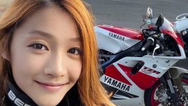 Pretty celebrity biker turns out to be a 50-year-old troll