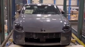 Next-gen Nissan Z car leaked naked in production form