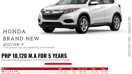 2021 Honda HR-V  1.8 E CVT