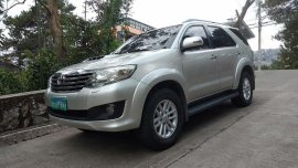 Silver Toyota Fortuner 2013 for sale in San Isidro