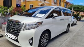 Selling Pearl White Toyota Alphard 2015 in Antipolo
