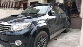 Grey Toyota Fortuner 2015 for sale in Valenzuela