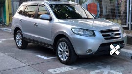 Silver Hyundai Santa Fe 2007 for sale in Manila