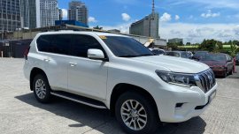 Pearl White Toyota Land Cruiser Prado 2020