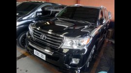 Black Toyota Land Cruiser 2015 for sale in Quezon