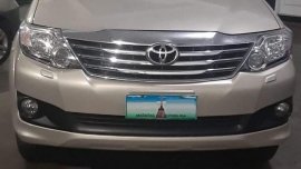 Silver Toyota Fortuner 2013