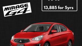 2021 Mitsubishi Mirage G4 GLX MT 49k Downpayment