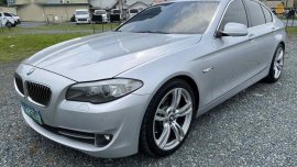 Silver BMW 528I 2012