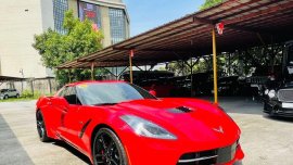 Orange Chevrolet Corvette 2021