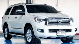 Pearl White Toyota Sequoia 2019 for sale