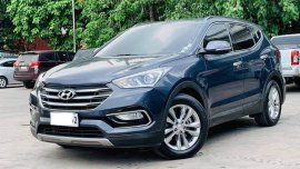 Selling Blue Hyundai Santa Fe 2017 in Quezon