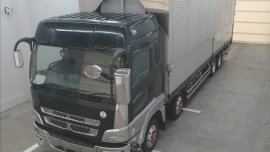 MITSUBISHI FUSO Super Great Bubble Top Aluminum Wing Van 12 Wheeler