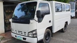 White Isuzu NHR 2009 for sale in Quezon