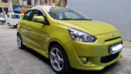 Green Mitsubishi Mirage 2016 for sale in San Pedro