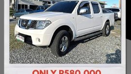 White Nissan Frontier Navara 2010 for sale in Mandaue