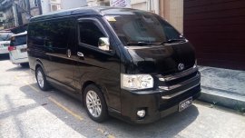 Black Toyota Hiace 2016 for sale in Quezon