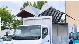 2019 Fuso Canter Aluminum Wing van 15FT wide Molye 6 stud  4M50 engine turbo