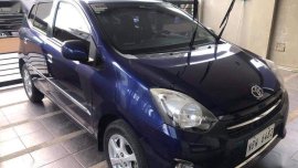 Blue Toyota Wigo 2016 for sale in Samal