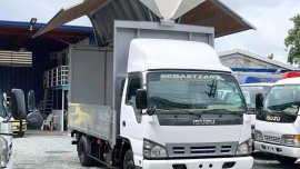 2021 ISUZU ELF ALUMINUM WING VAN 15FT NPR MOLYE 6STUD 4HL1-2  TURBO