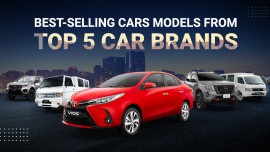 Here are the best-selling models from the top 5 car brands in PH