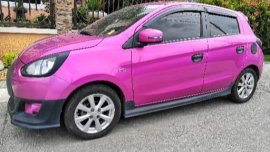 Selling Pink Mitsubishi Mirage 2015 Sedan in Santa Rosa