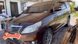 Brown Toyota Innova 2013 for sale in Davao