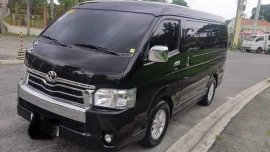 Black Toyota Hiace Super Grandia 2019 for sale in Quezon