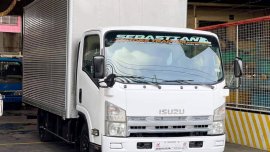 2021 ISUZU ELF ALUMINUM  CLOSED VAN 14.5FT N-SERIES NPR 4JJ1 ENGINE TURBO