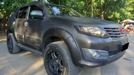 Grayblack Toyota Fortuner 2012 for sale in Cebu