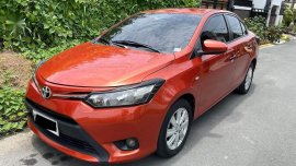 Orange Toyota Vios 2016 for sale in Las Piñas