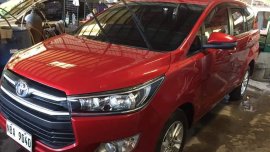 Red Toyota Innova 2018 for sale in Imus