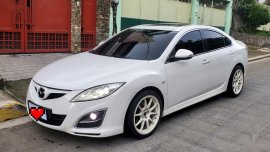 Pearl White Mazda 6 2011 for sale in Automatic