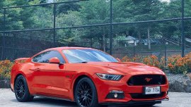 Orange Ford Mustang 2017 for sale in Automatic