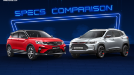Geely Coolray vs Chevrolet Tracker Comparo: Spec Sheet Battle 