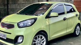 Green Kia Picanto 2014 for sale in Caloocan