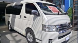 Pearl White Toyota Hiace Super Grandia 2015 for sale in Imus