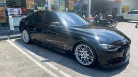 Black BMW 318D 2013 for sale in Quezon