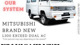 BRANDNEW MITSUBISHI L300 P6,643 per month ONLY!!!
