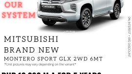 BRANDNEW MITSUBISHI MONTERO P13,293 per month ONLY!!!