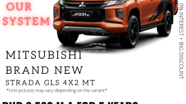 BRANDNEW MITSUBISHI STRADA P9,583 per month ONLY!!!