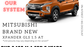 BRANDNEW MITSUBISHI XPANDER P8,160 per month ONLY!!!