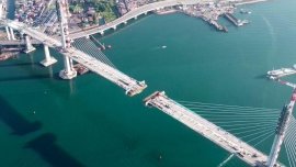 Video shows Cebu Cordova Link bridge nears completion