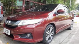 Red Honda City 2015 for sale in Quezon City